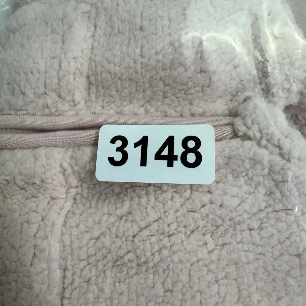 Carters Zip-Up 1 Piece Warm Long Sleeve Fleece Jumpsuit Size 3 Month Pink